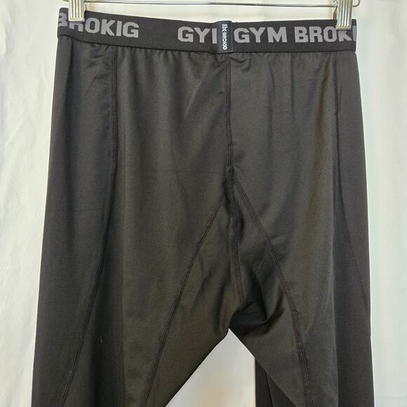 NWT'S -BROKIG 2-Pk Men's Sturdy Compression Tights Calf-Printed Black/White Sz M - Picture 5 of 10